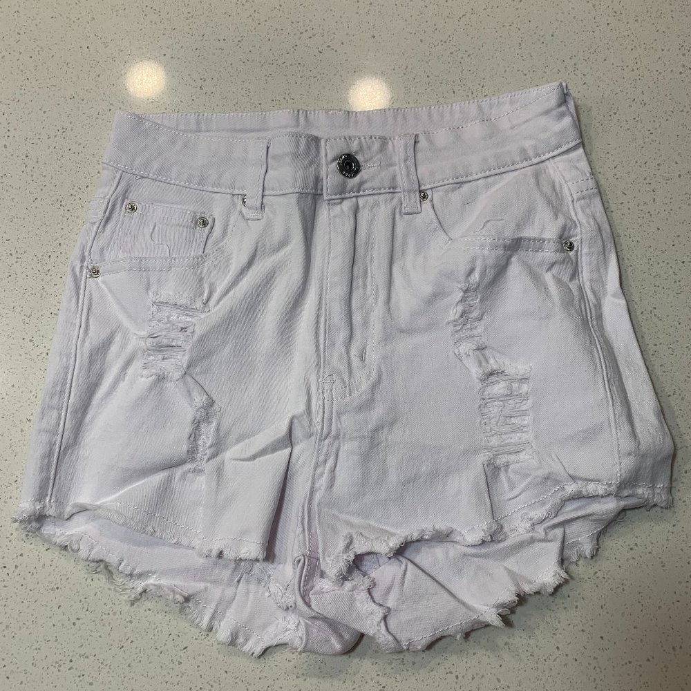 Brand New SHEIN Ripped White Shorts